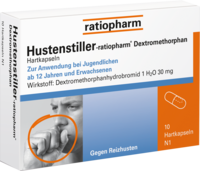 HUSTENSTILLER-ratiopharm Dextromethorphan Kapseln